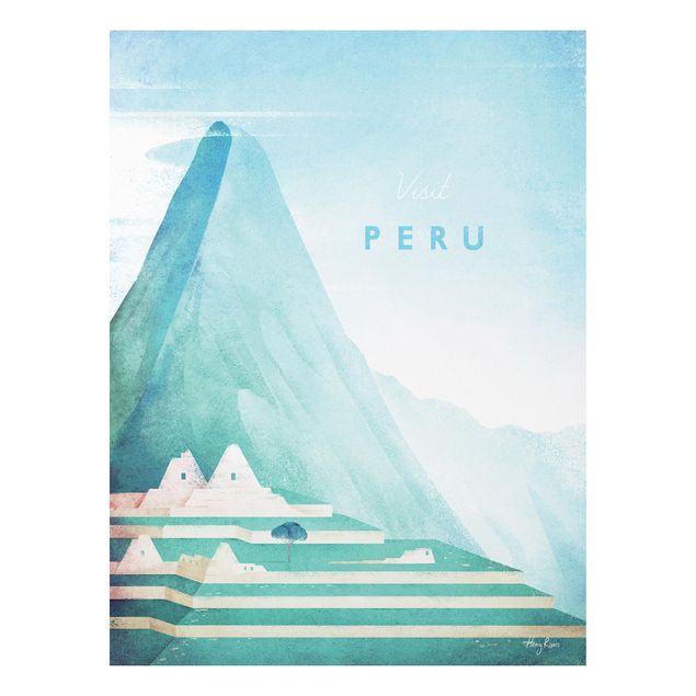 Forex schilderijen Travel Poster - Peru