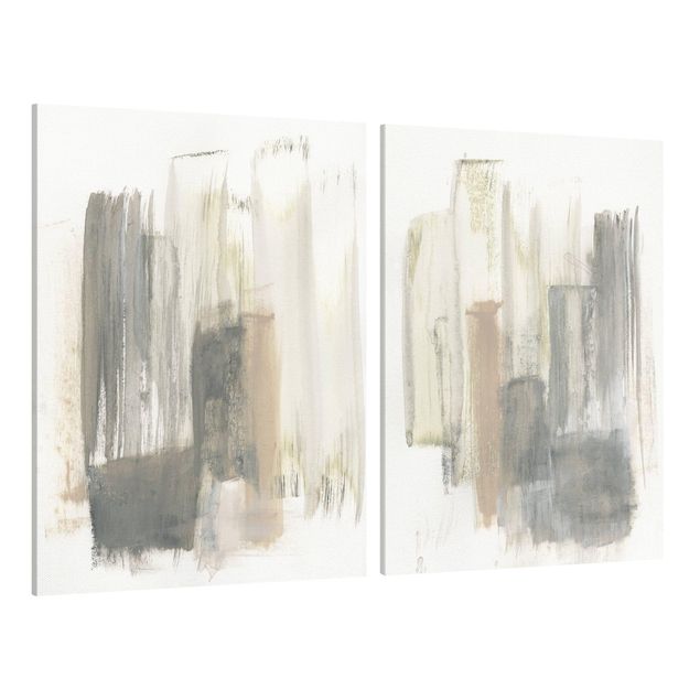 Canvas schilderijen - 2-delig  A Touch Of Pastel Set I