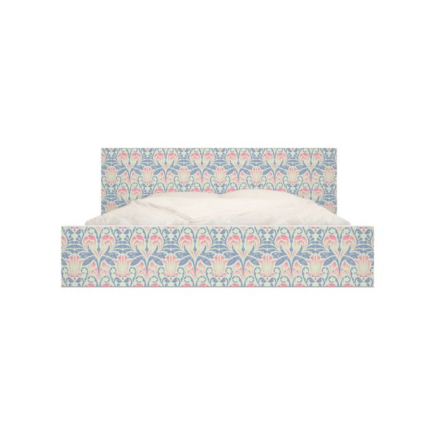 Meubelfolie IKEA Malm Bed Linen Damask Ornament