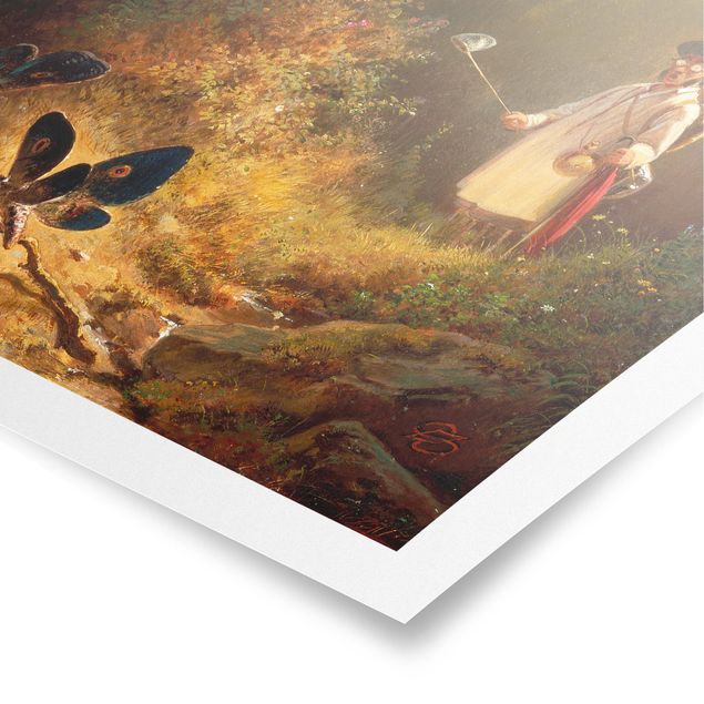 Posters Carl Spitzweg - The Butterfly Hunter