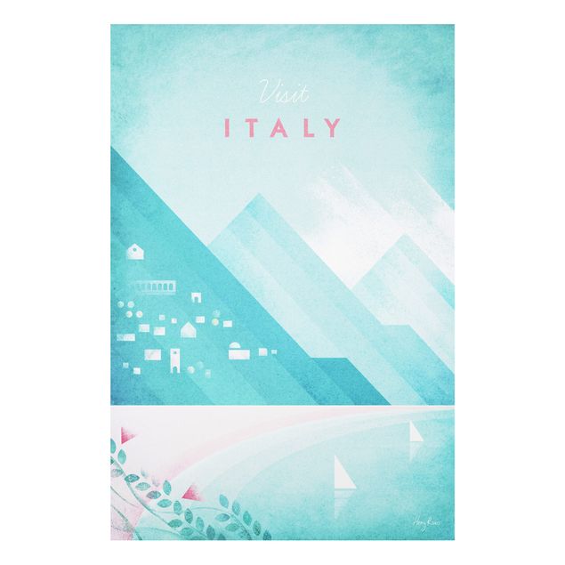Forex schilderijen Travel Poster - Italy