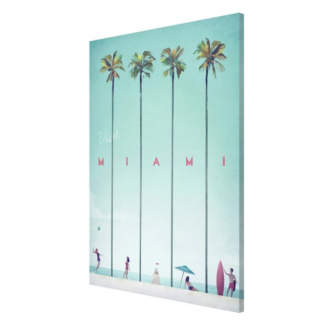 Magneetborden Travel Poster - Miami