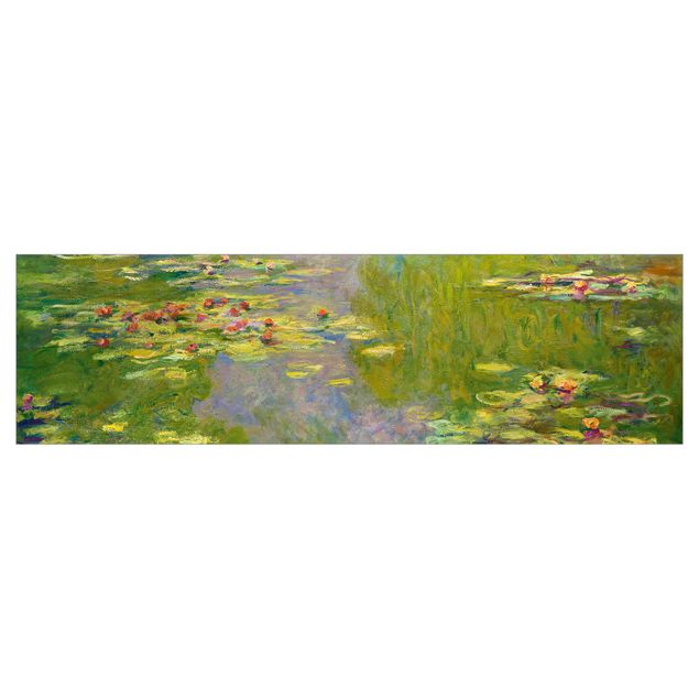 Keukenachterwanden Claude Monet - Green Waterlilies