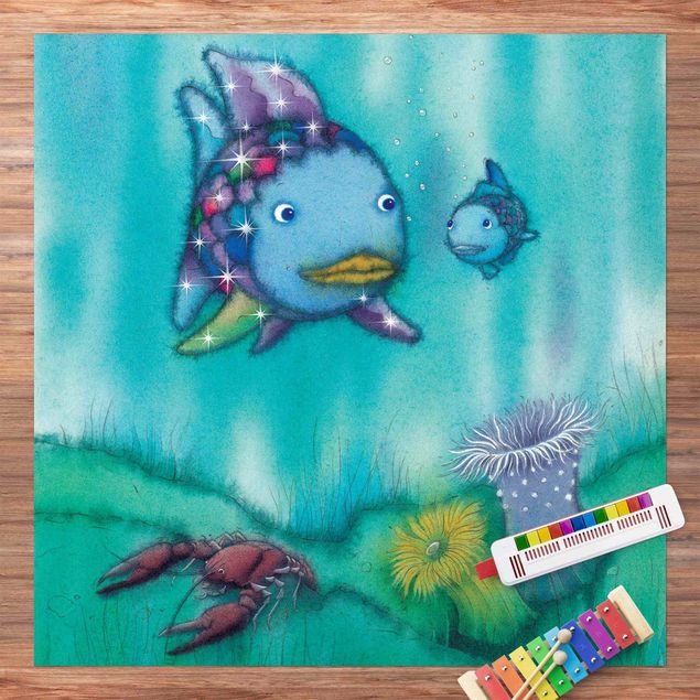 Vloerkleed modern The Rainbow Fish - Two Fish Friends Out And About