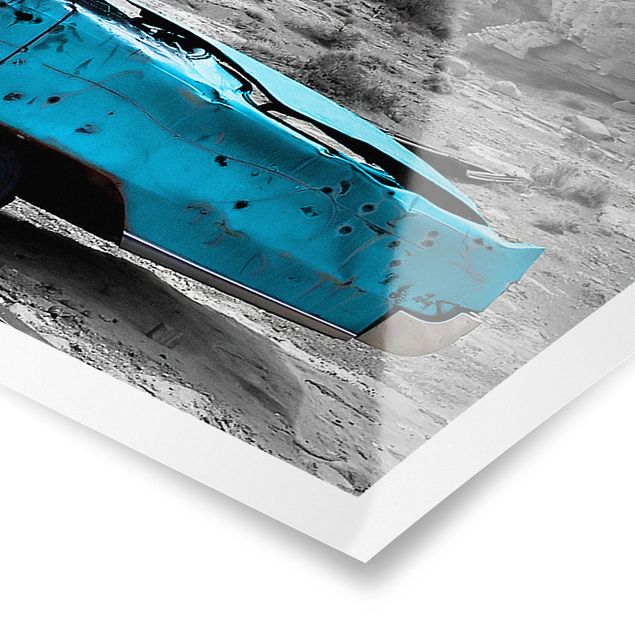 Posters Turquoise Cadillac