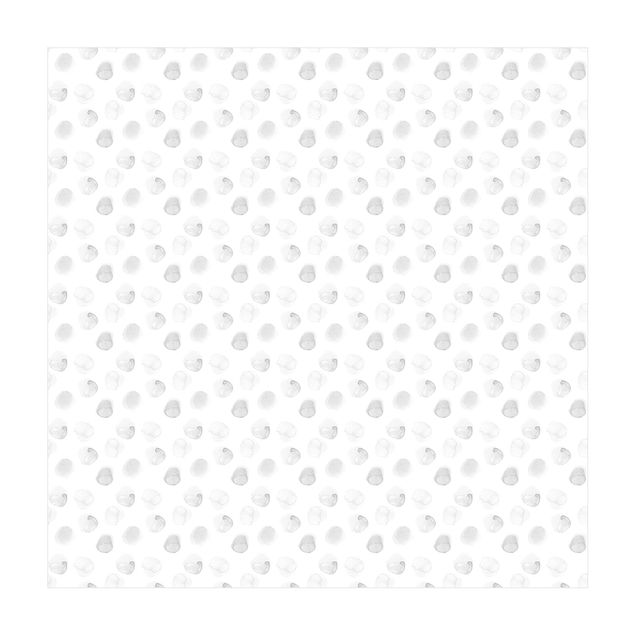 Vinyl tapijt Watercolour Dots Gray