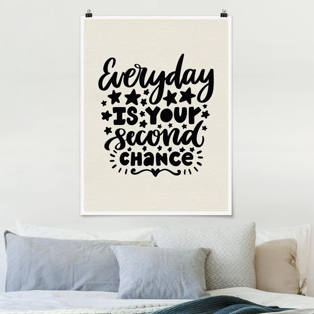 Posters Everyday Is Your Second Chance