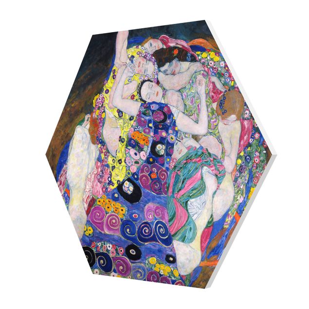 Hexagons Forex schilderijen Gustav Klimt - The Virgin