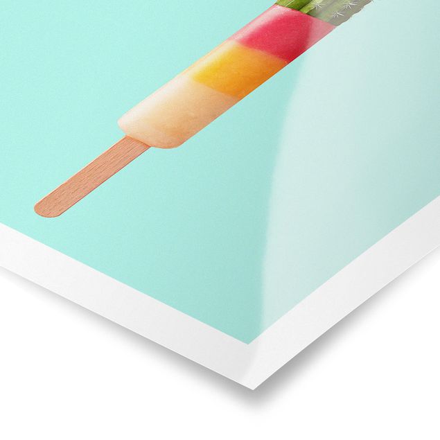 Posters Popsicle With Cactus