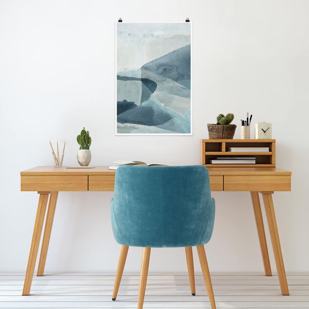 Posters Waves In Blue I