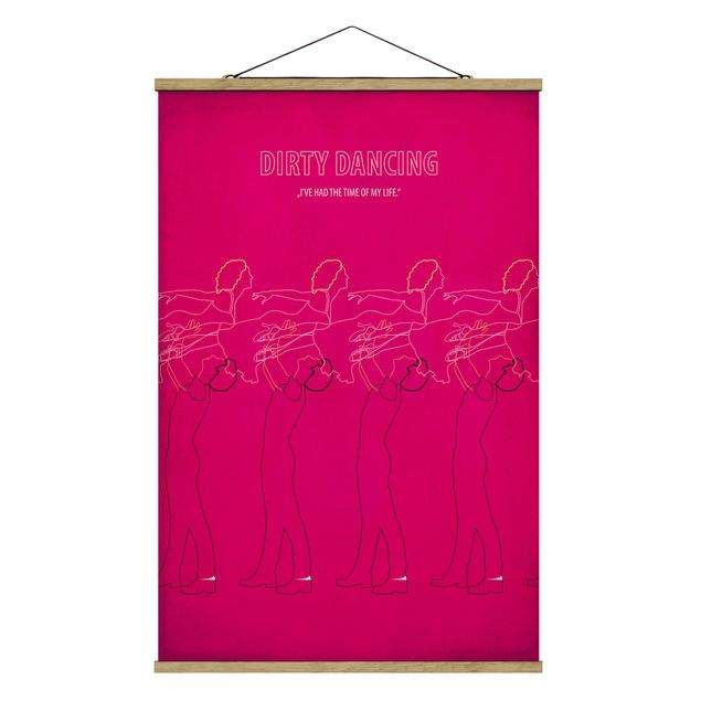 Stoffen schilderij met posterlijst Film Poster Dirty Dancing II