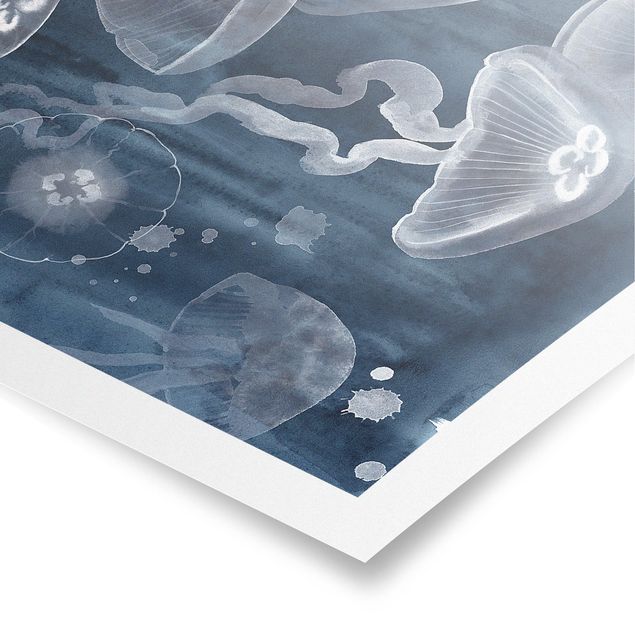 Posters Moon Jellyfish I