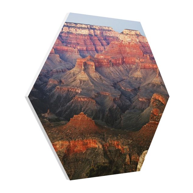 Hexagons Forex schilderijen Grand Canyon After Sunset