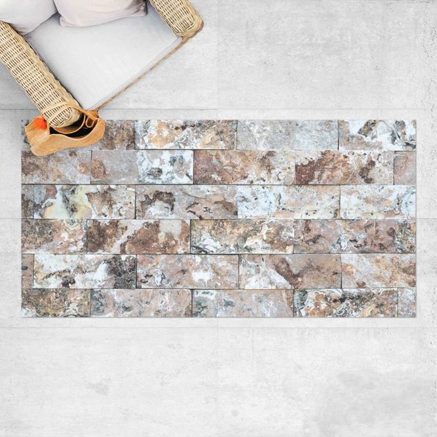 buitenkleed balkon Natural Marble Stone Wall