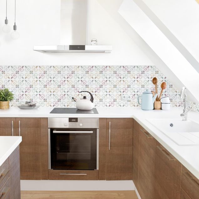 Achterwand voor keuken tegelmotief Geometrical Tiles - Padua