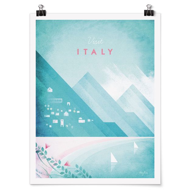 Posters Travel Poster - Italy