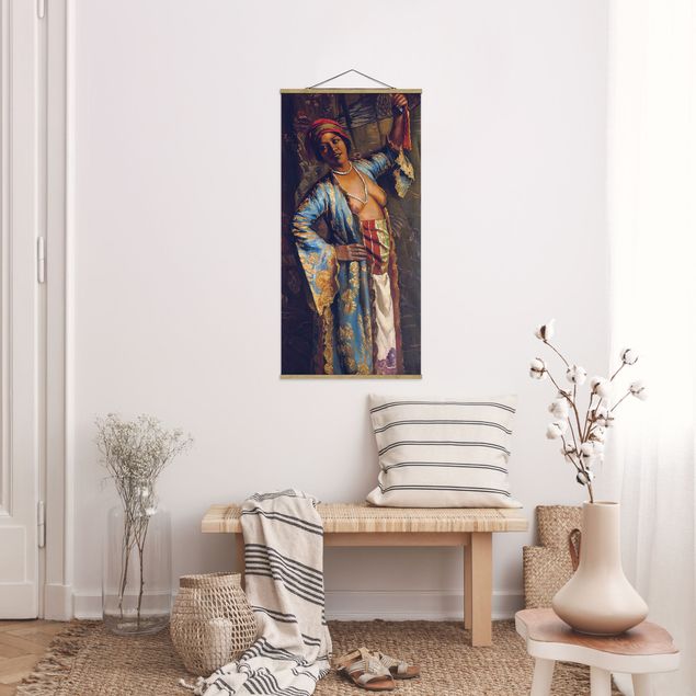 Stoffen schilderij met posterlijst Emile Bernard - The Exotic Dancer