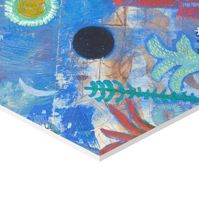 Hexagons Forex schilderijen Paul Klee - Sunken Landscape