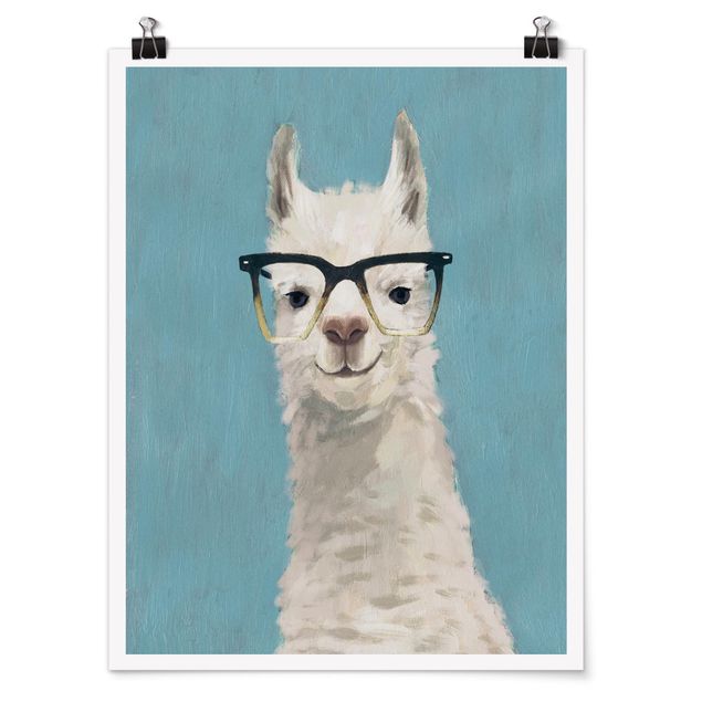 Posters Lama With Glasses IV