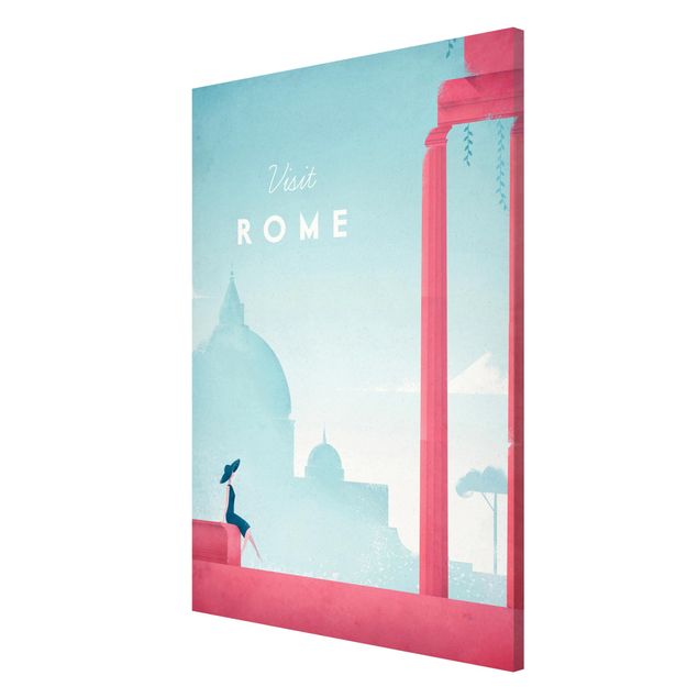 Magneetborden Travel Poster - Rome