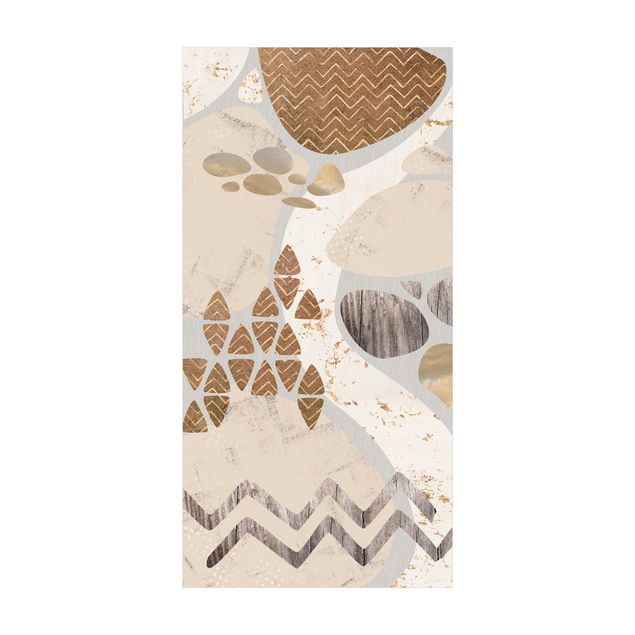 beige kleed Abstract Quarry Pastel Pattern