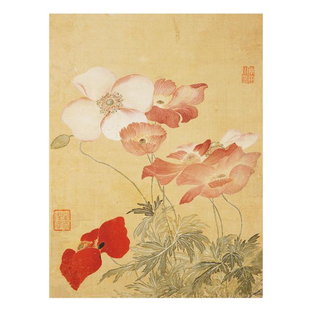 Forex schilderijen Yun Shouping - Poppy Flower