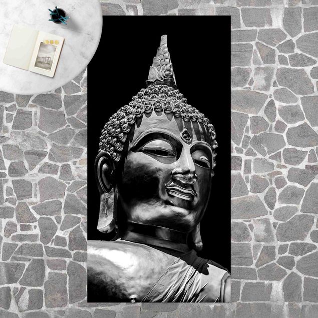 loper vloerkleed Buddha Statue Face