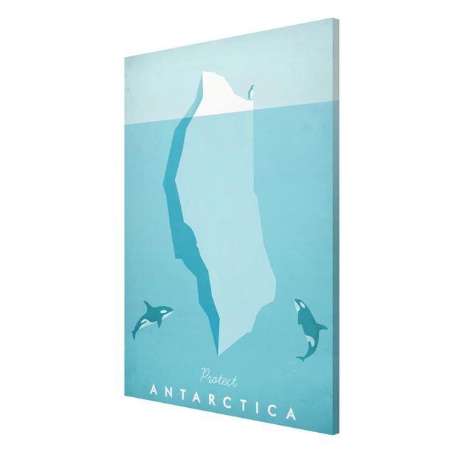 Magneetborden Travel Poster - Antarctica