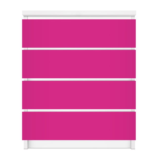 Meubelfolie IKEA Malm Ladekast Colour Pink