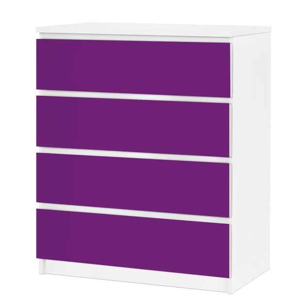 Meubelfolie IKEA Malm Ladekast Colour Purple