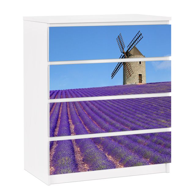 Meubelfolie IKEA Malm Ladekast Lavender Scent In The Provence