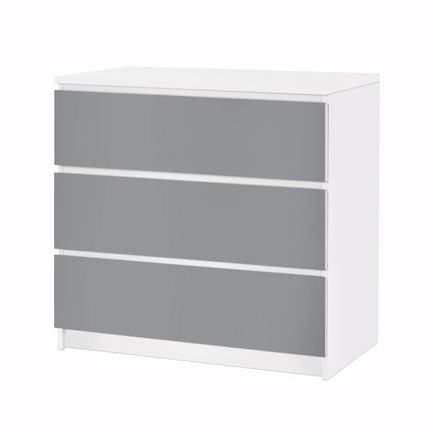 Meubelfolie IKEA Malm Ladekast Colour Cool Grey