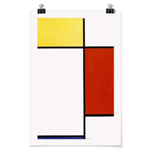 Posters Piet Mondrian - Composition I