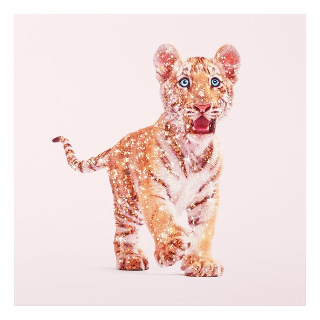 Forex schilderijen Tiger With Glitter