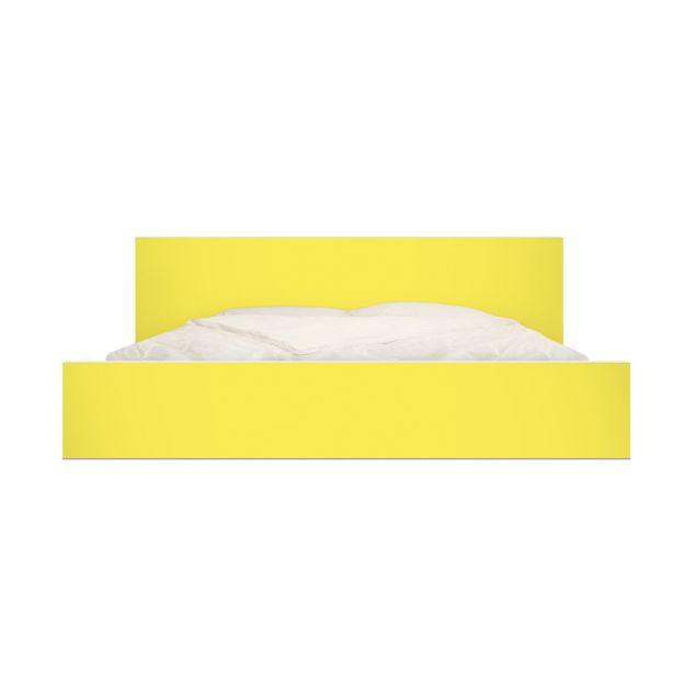 Meubelfolie IKEA Malm Bed Colour Lemon Yellow