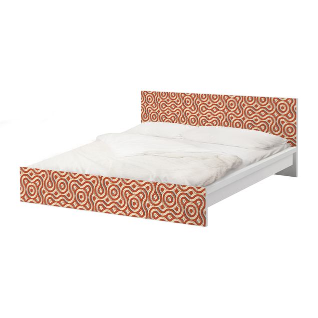 Meubelfolie IKEA Malm Bed Abstract Ethno