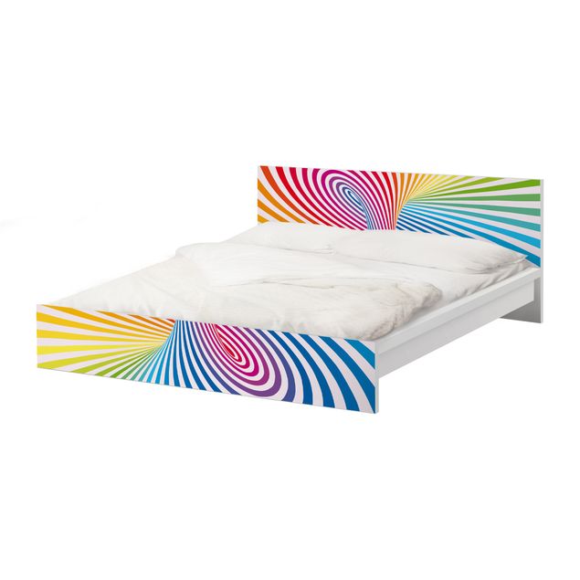 Meubelfolie IKEA Malm Bed Colour Vortex
