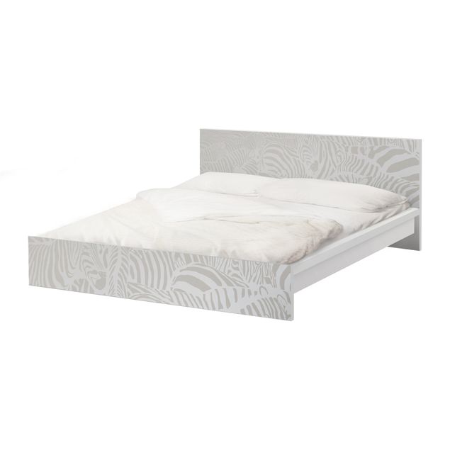 Meubelfolie IKEA Malm Bed No.DS4 Crosswalk Light Grey