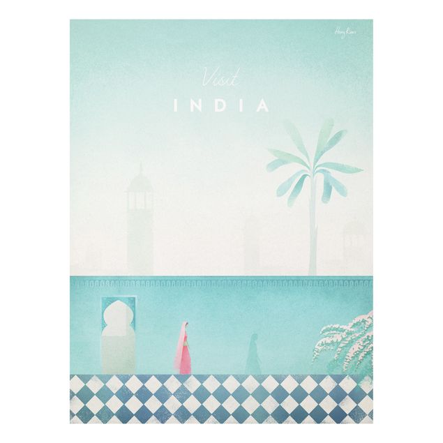 Forex schilderijen Travel Poster - India