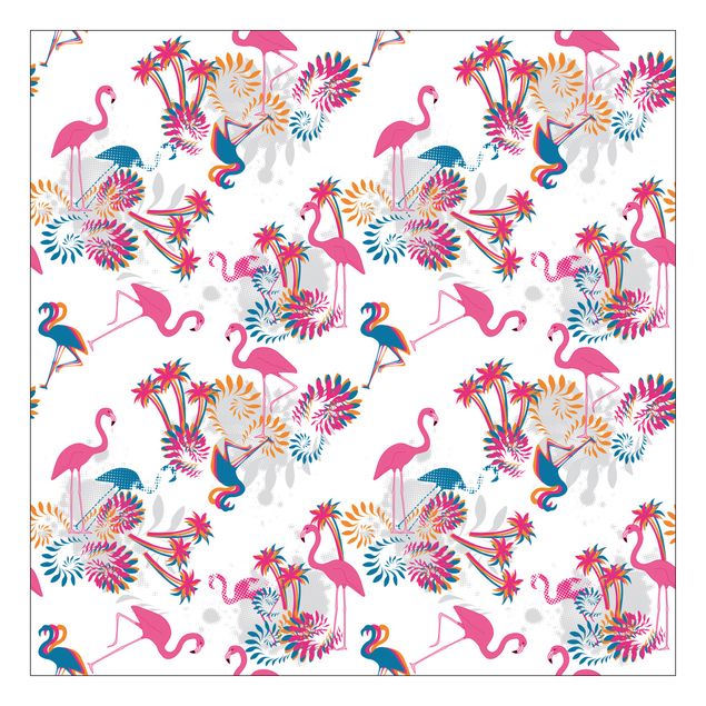 Meubelfolie IKEA Lack Tafeltje Dance Of The Flamingos