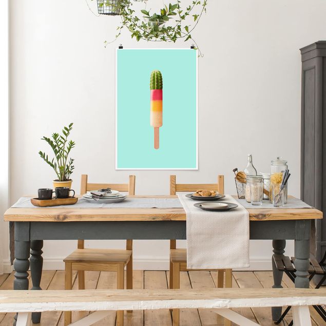 Posters Popsicle With Cactus