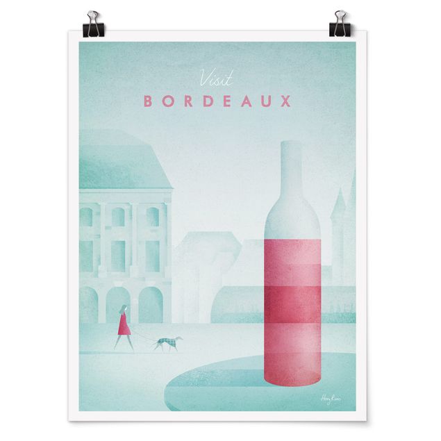 Posters Travel Poster - Bordeaux