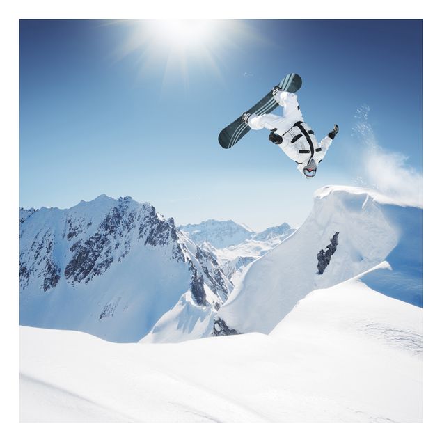 Meubelfolie IKEA Lack Tafeltje Flying Snowboarder