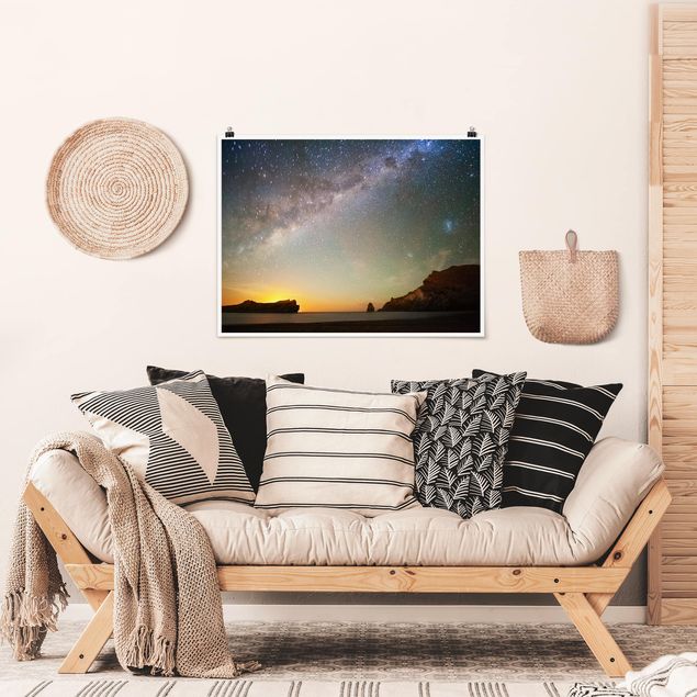 Posters Starry Sky Above The Ocean