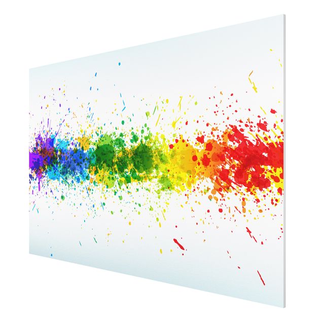 Forex schilderijen Rainbow Splatter