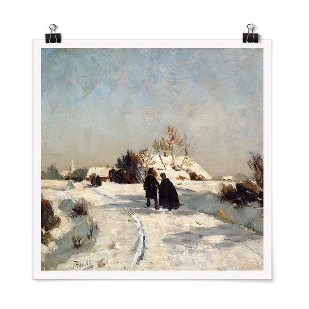Posters Otto Modersohn - New Year's Day