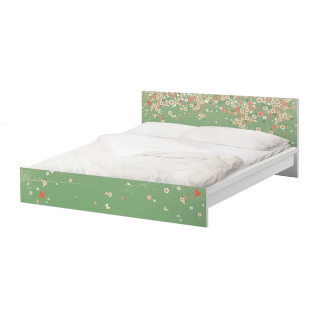 Meubelfolie IKEA Malm Bed No.EK236 Spring Background