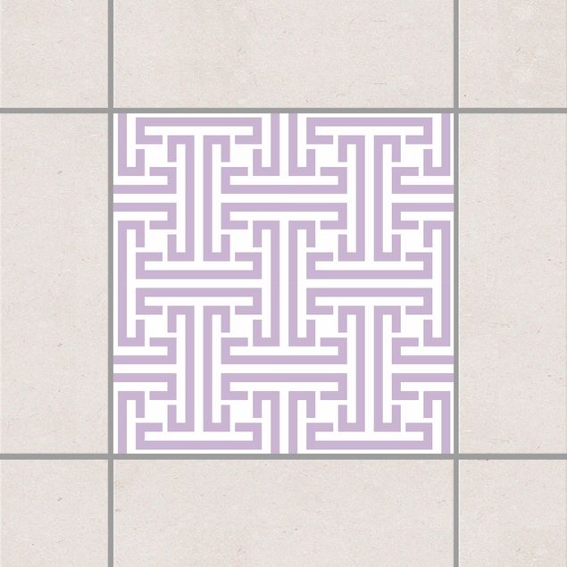 Tegelstickers Decorative Labyrinth Lavender