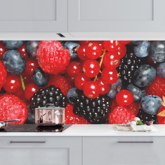 Achterwand voor keuken groenten en fruit Fruity Berries