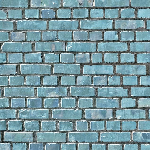 Plakfolien Brick Tiles Turquoise